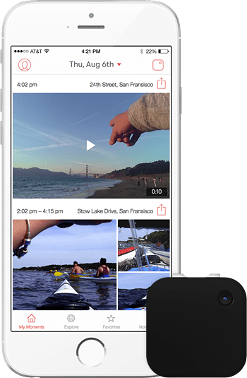 Narrative app on iPhone