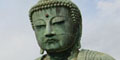 Kamakuras mest berömda sevärdhet, en Dai-batsu (Jättebuddha) gjuten i brons år 1252.