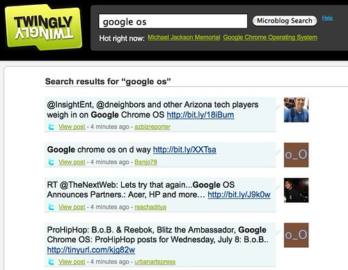 Twingly Microblog Search